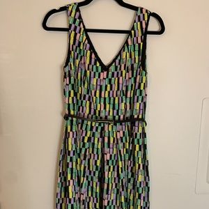NWOT Calvin Klein Multicolor Fit & Flare Dress